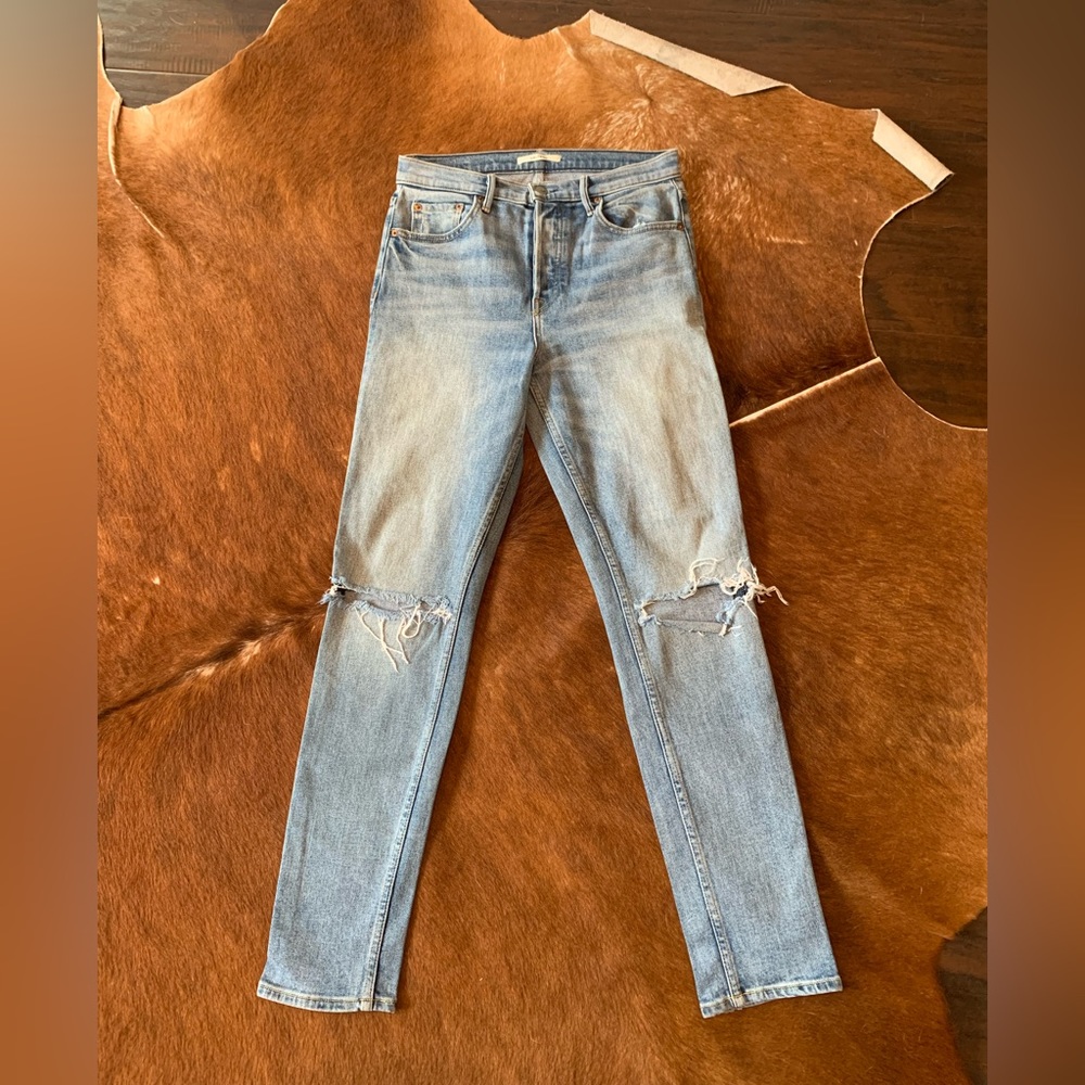 GRLFRND Denim - Distressed Women’s Jeans, size 28